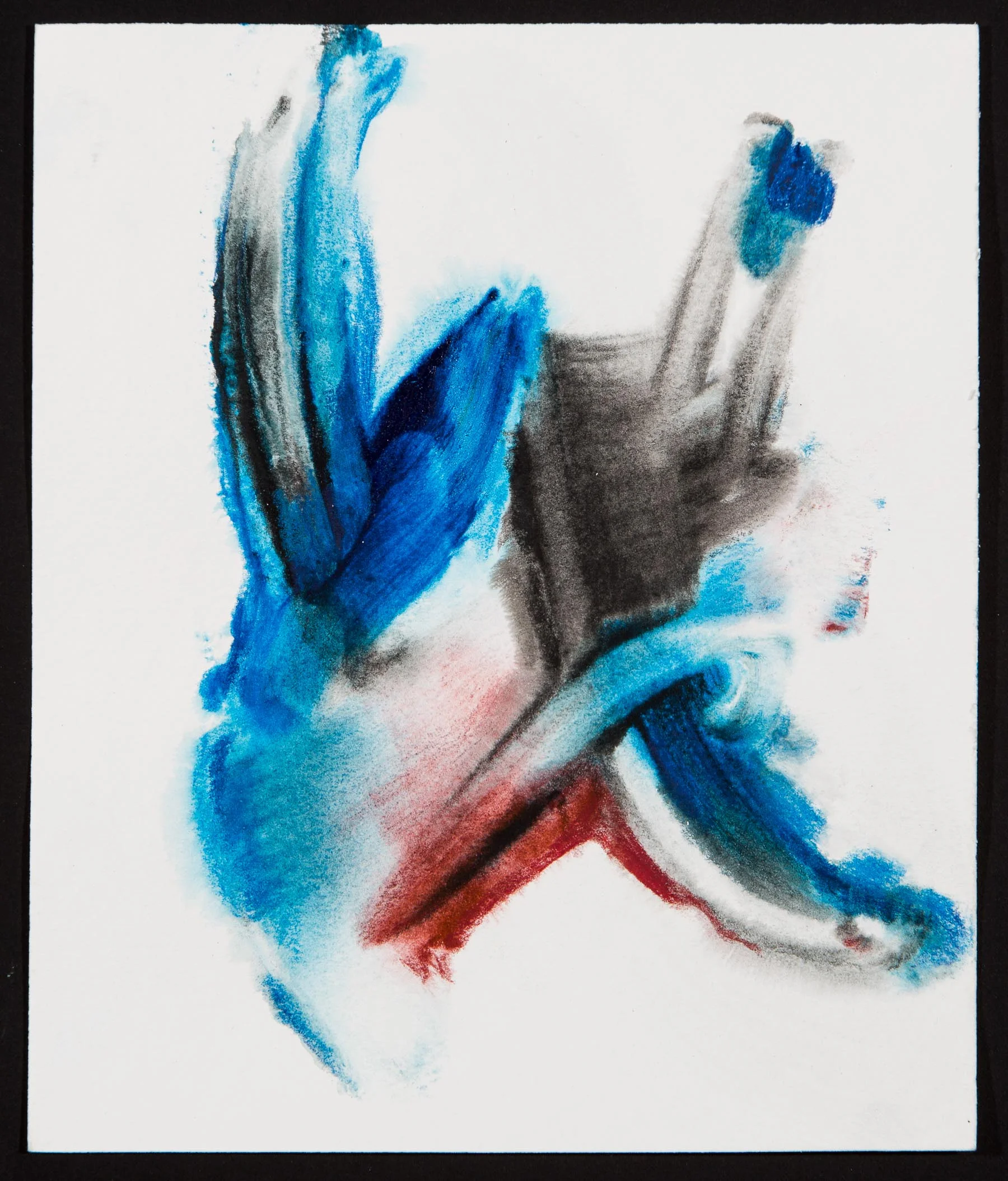 Ges/Sw 72 (2016) mixed media on paper 8 x 10"