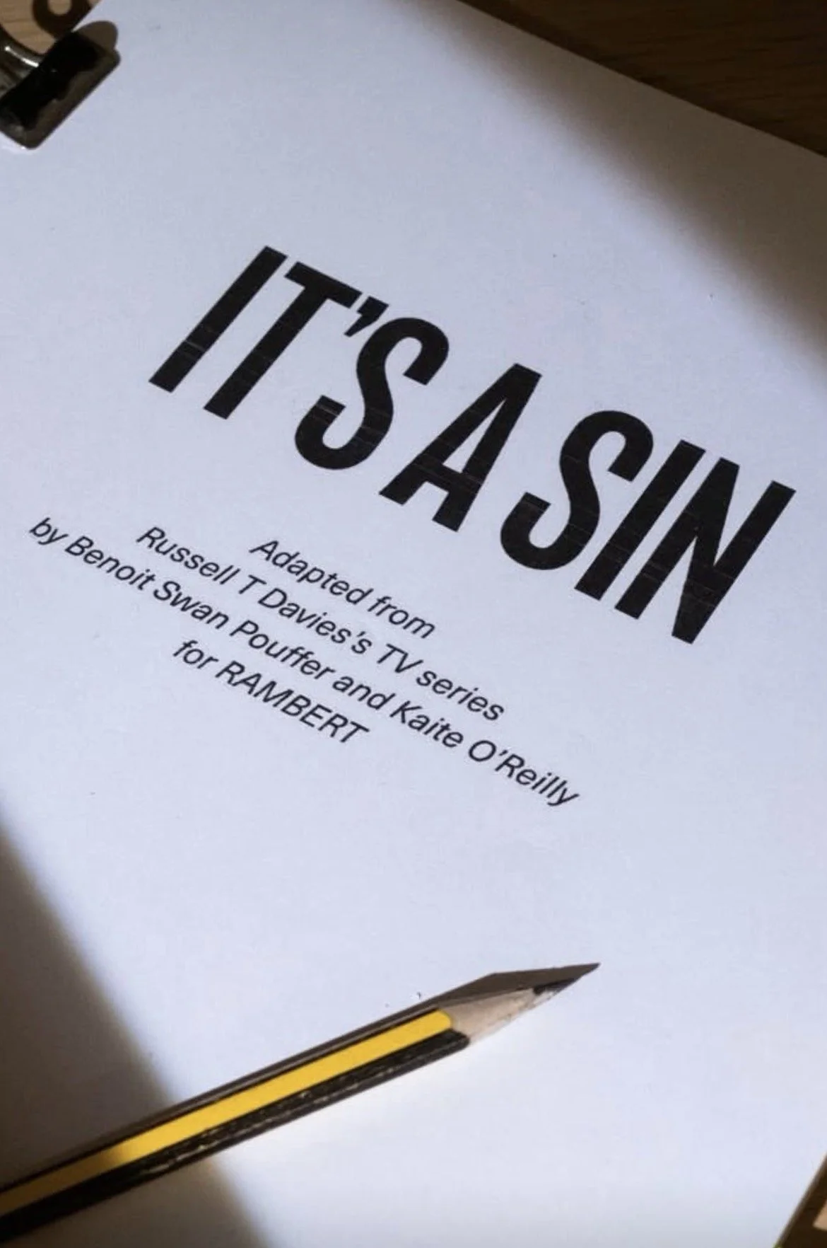 It's a Sin adaptation for Rambert