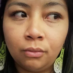 The face I made while trying to figure out the best lighting to take a picture of my labia.