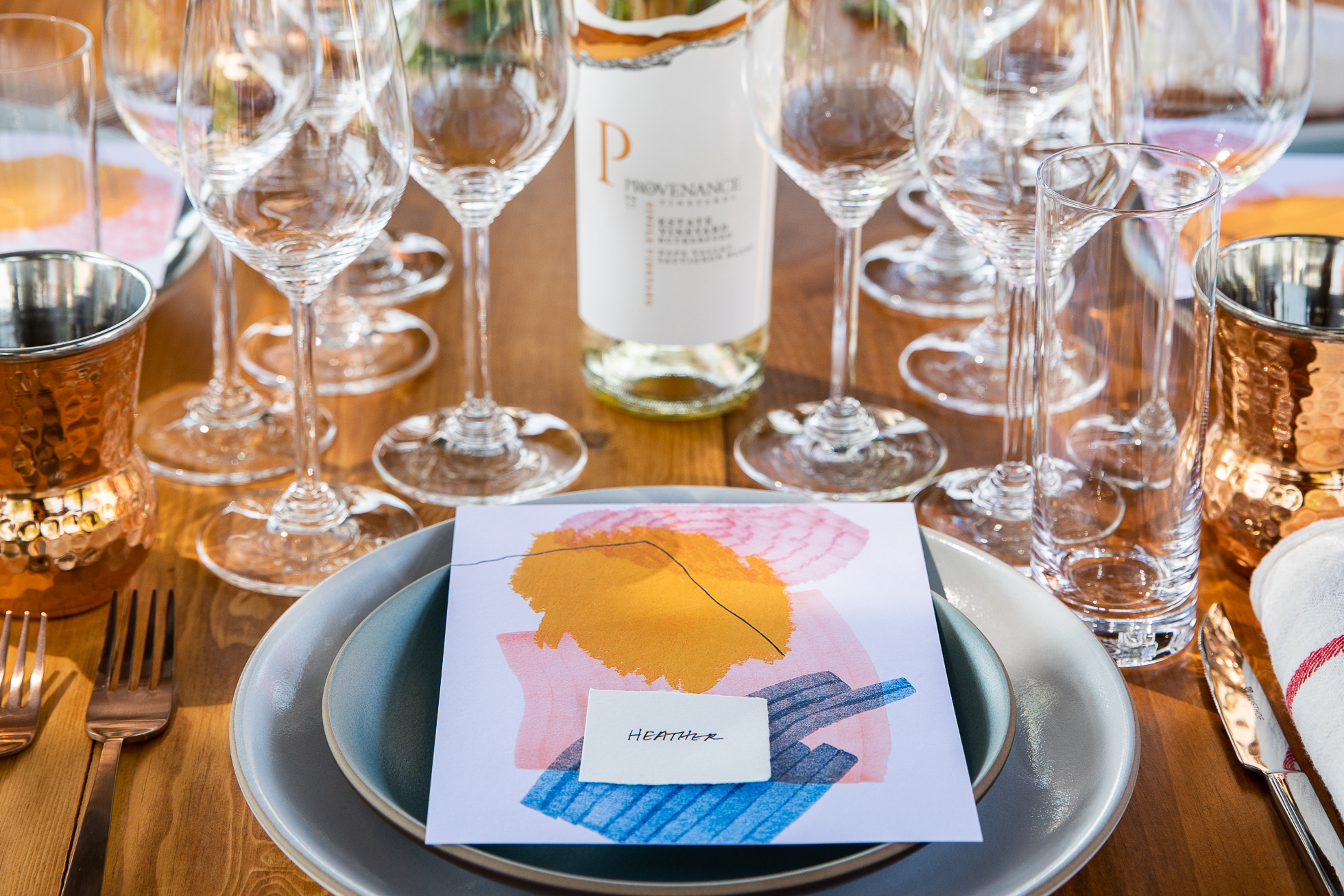 A Feast, and a Feast for the Eyes, at Provenance Vineyards