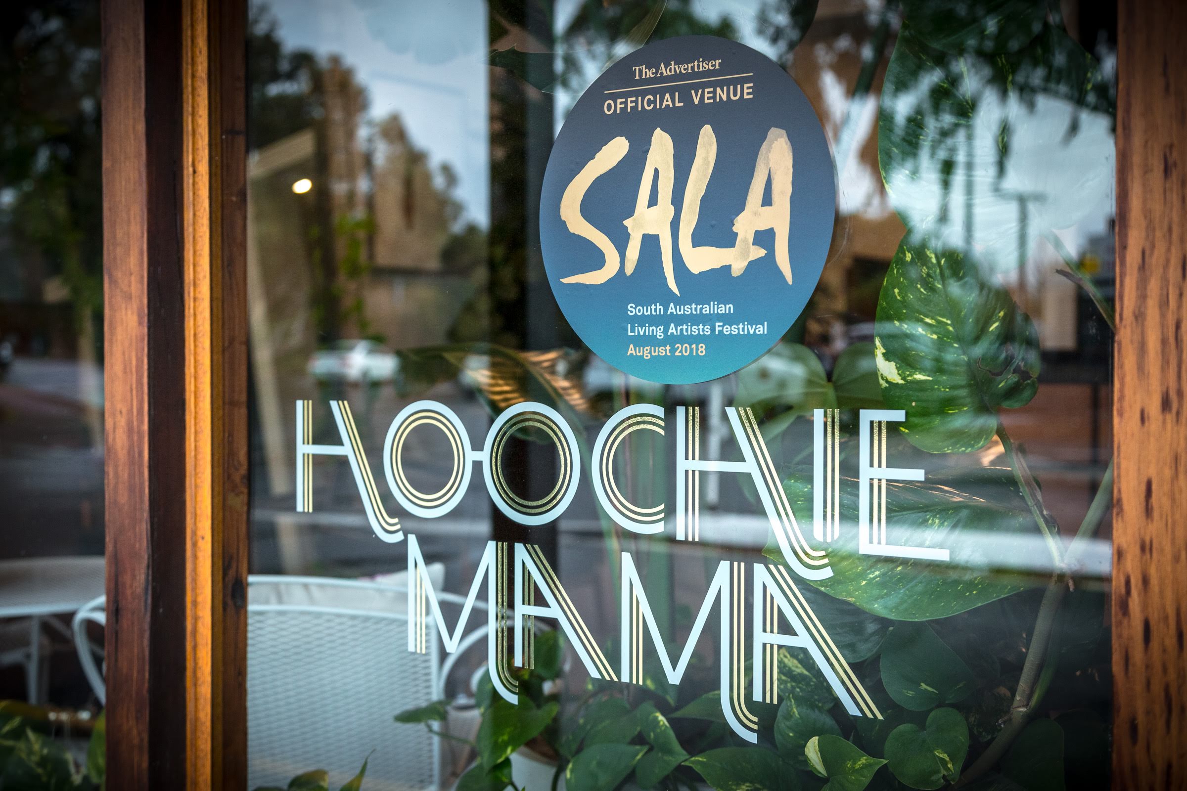  Shop signage for Hoochie Mama. Photo @danparsonsphoto 