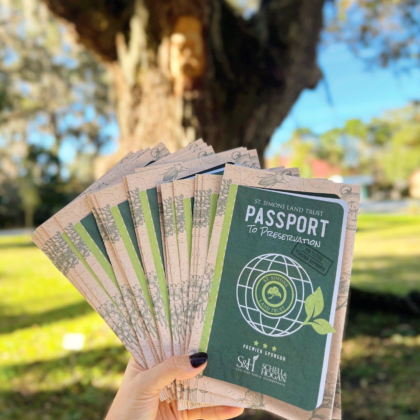 Last year we designed &amp; illustrated a children&rsquo;s Passport to Preservation for our friends at @stsimonslandtrust and they&rsquo;ve since been distributed to approx. 2,500 students at local elementary schools. Visit the Land Trust Office or G