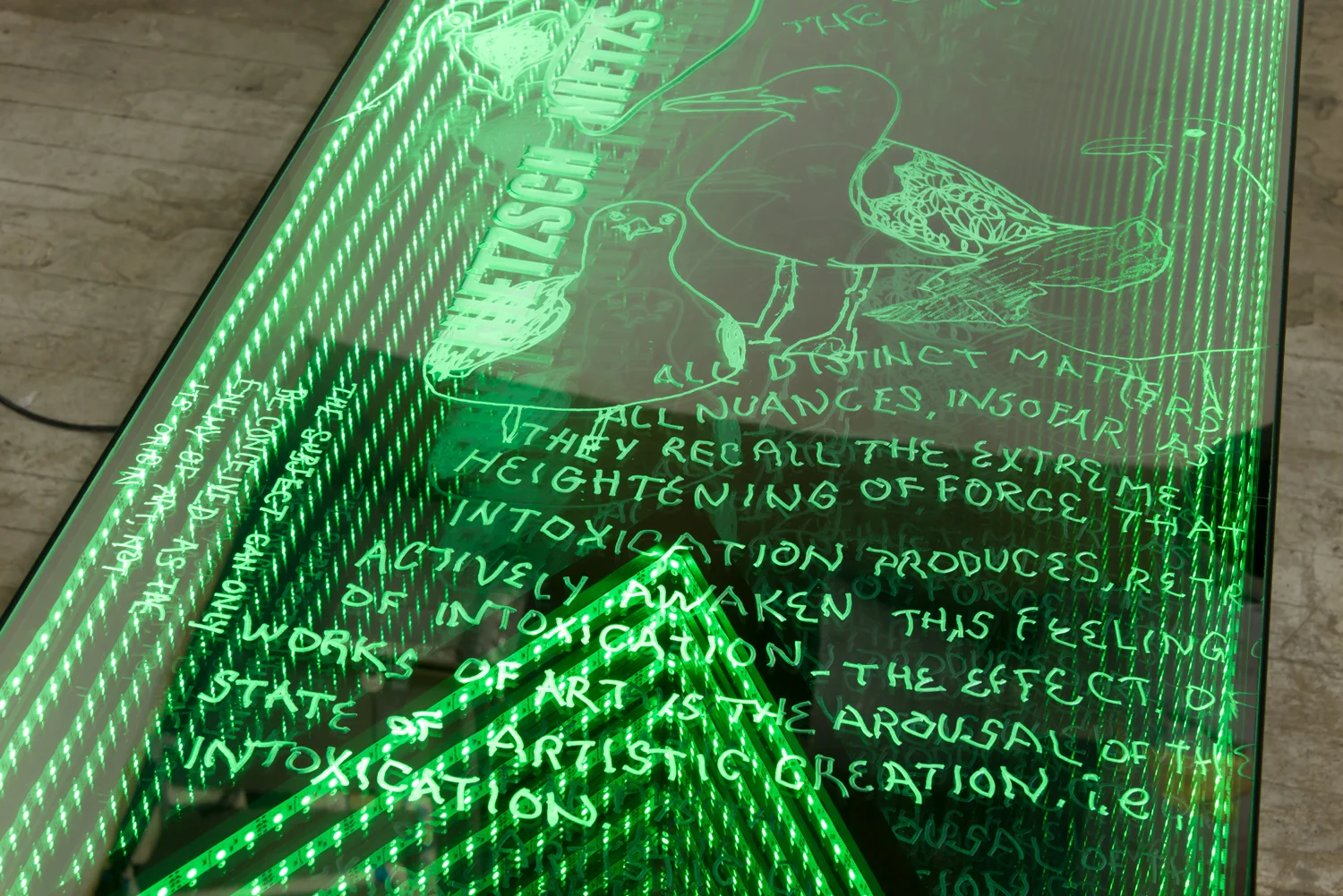 Nietzsche Pong (detail)