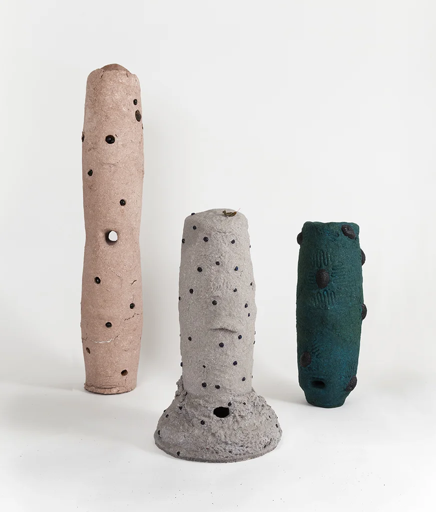 (L-R) Guilty Pleasures (Mount Sin) 1, Thoughts All Sizes 1, Gut Feelings (Gardner's Gut)