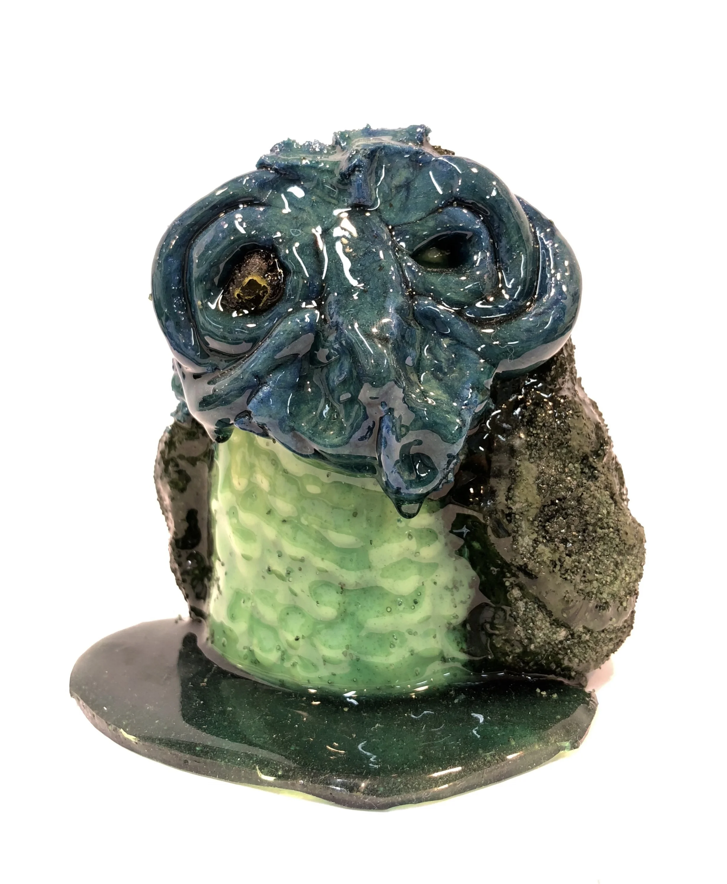 Me and My Earth Cult 3 of 37: Owl-as-Self-Portrait 2018