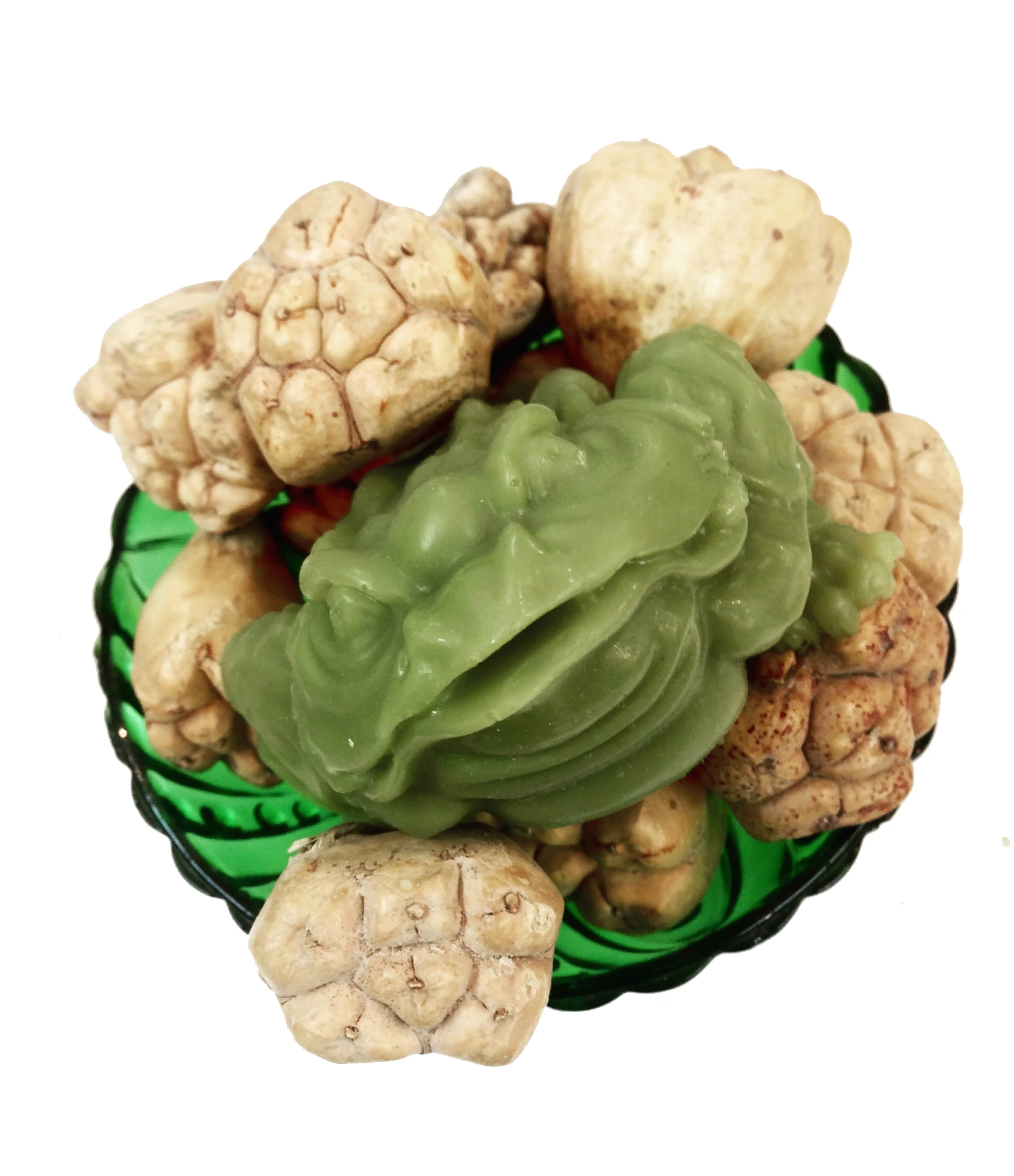 Frog of Fortune 4 (Frog and Garlic), 2018