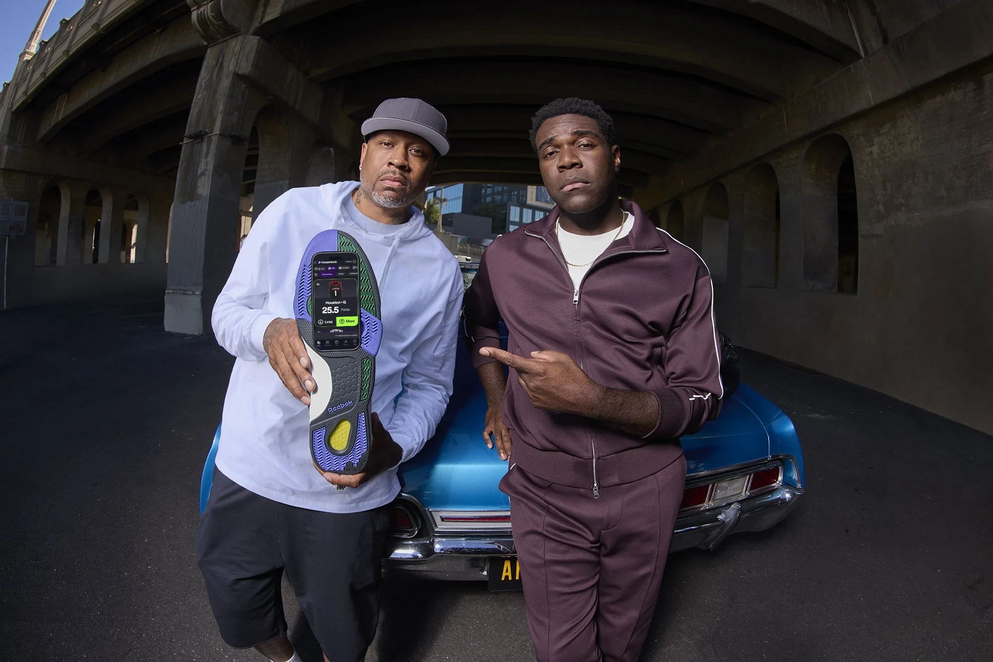  Allen Iverson and Sam Richardson for Prizepicks  