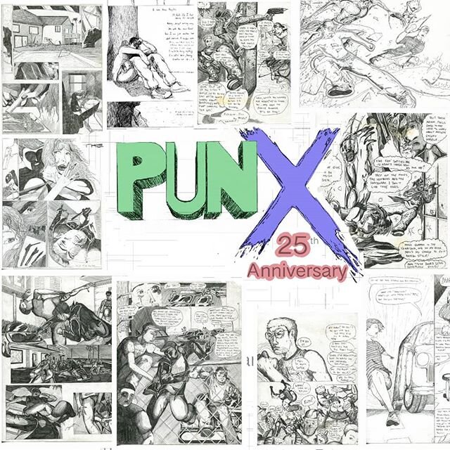 25 years ago, I began making a comic and to celebrate, I curated an online collection. For a limited time only, you can clink on the profile link and flip through the 7 issues I made throughout my formidable years.

#indiecomics