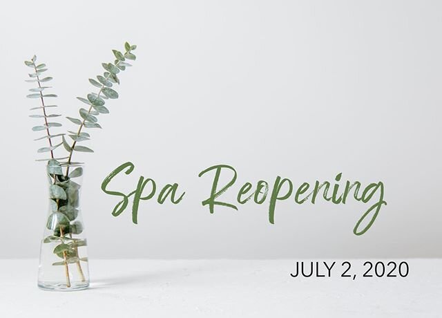 I am so exited and happy to announce that we are opening our Spa on July 2nd.

Right now facial treatments, laser facials, eye brow wax and tint are not allowed. Will let you know as soon as it gets approved.

For new regulations/guidelines, protocol