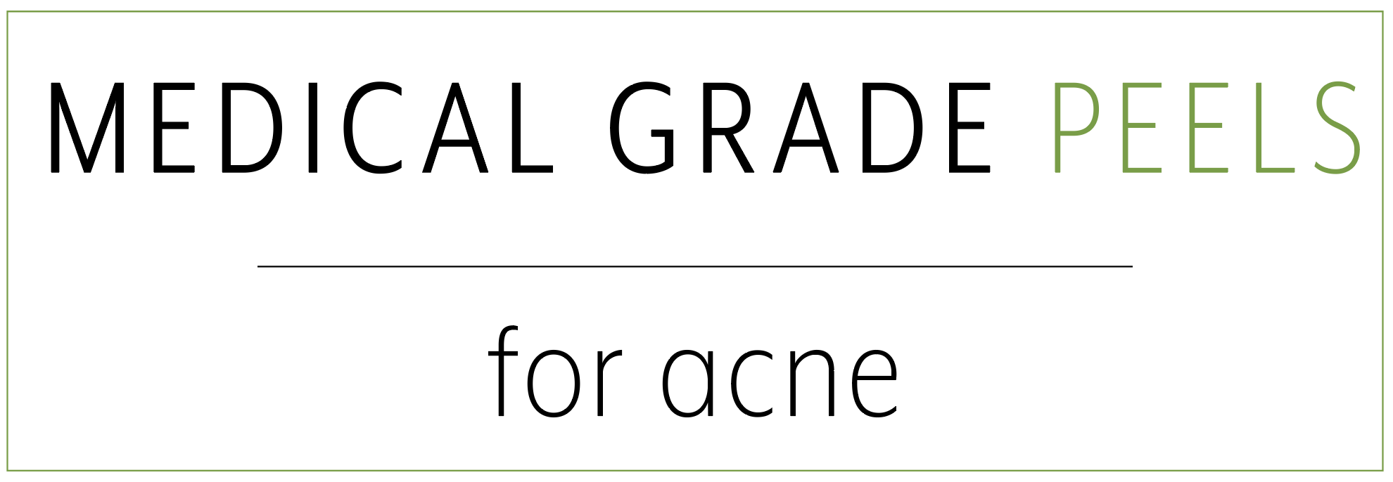 Acne Peels