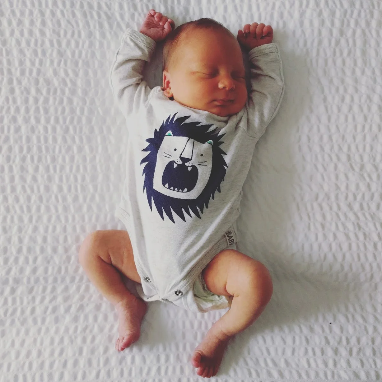 Sweet Emerson, who came into the world with a roar!