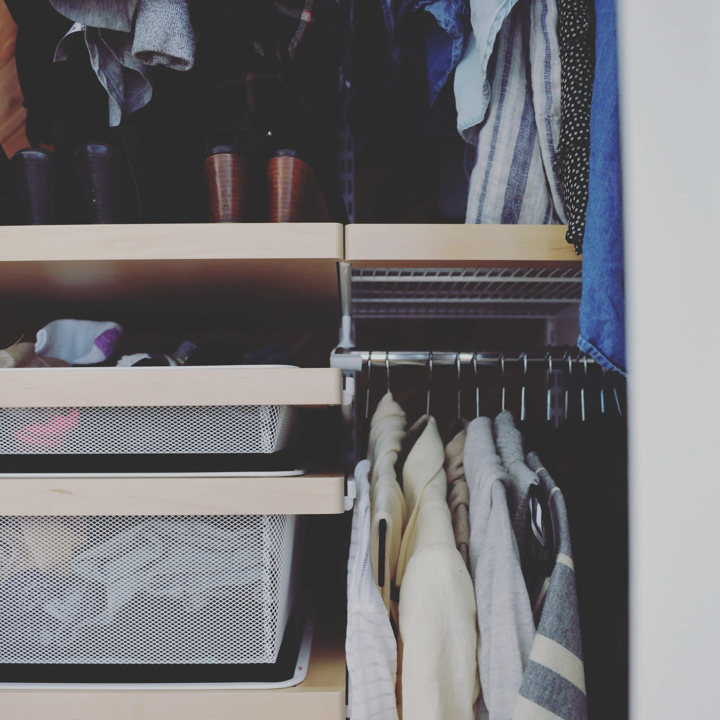 Installing bedroom closets