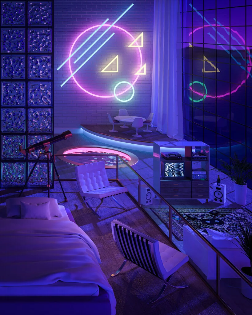 How Digital Neon Can Lead to More Engagement with 3D Artist Andrew Morgan
