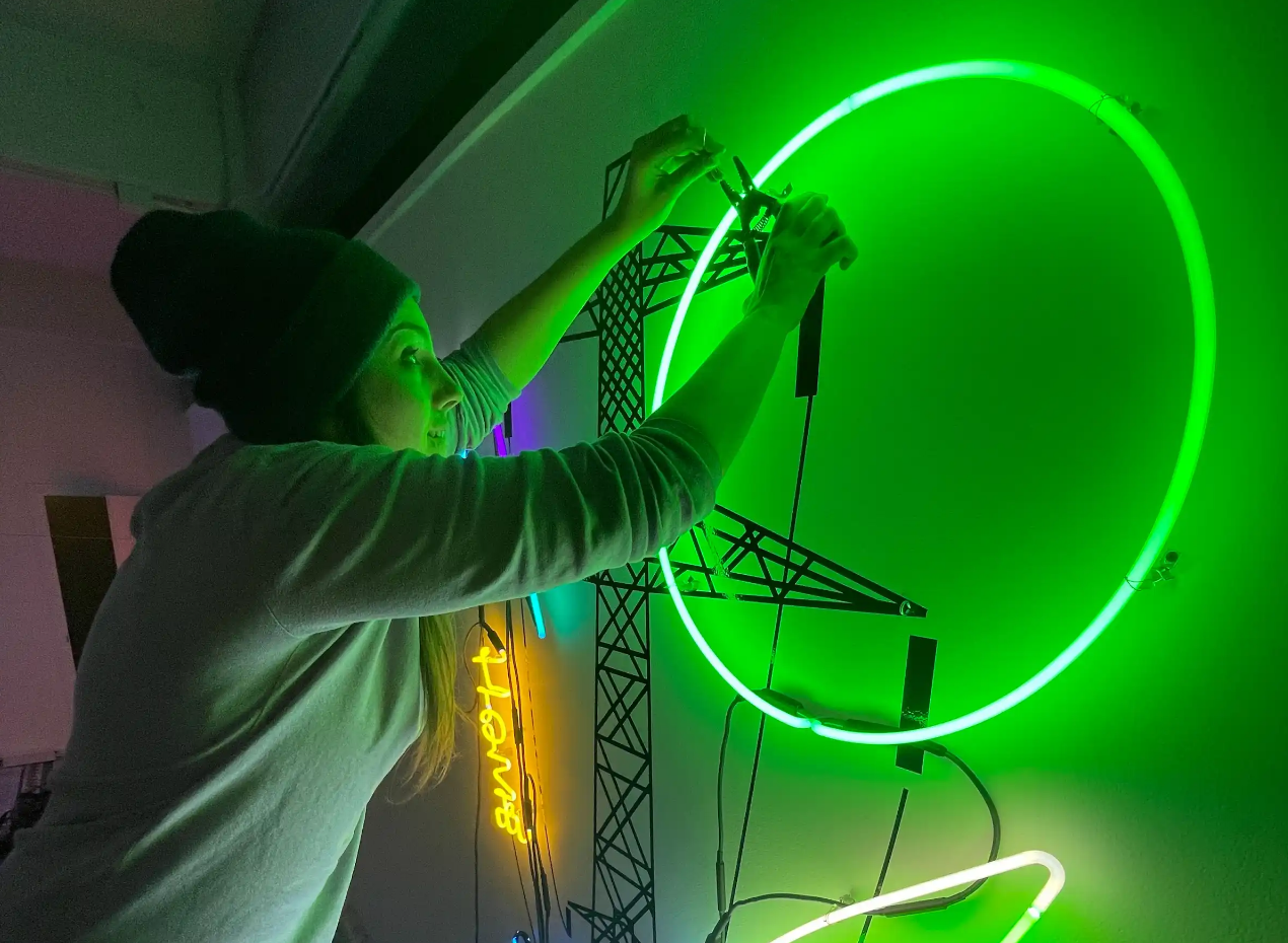 Talking Design, Neon Glass & Fabrication with Artist Sarah Elizabeth Terry