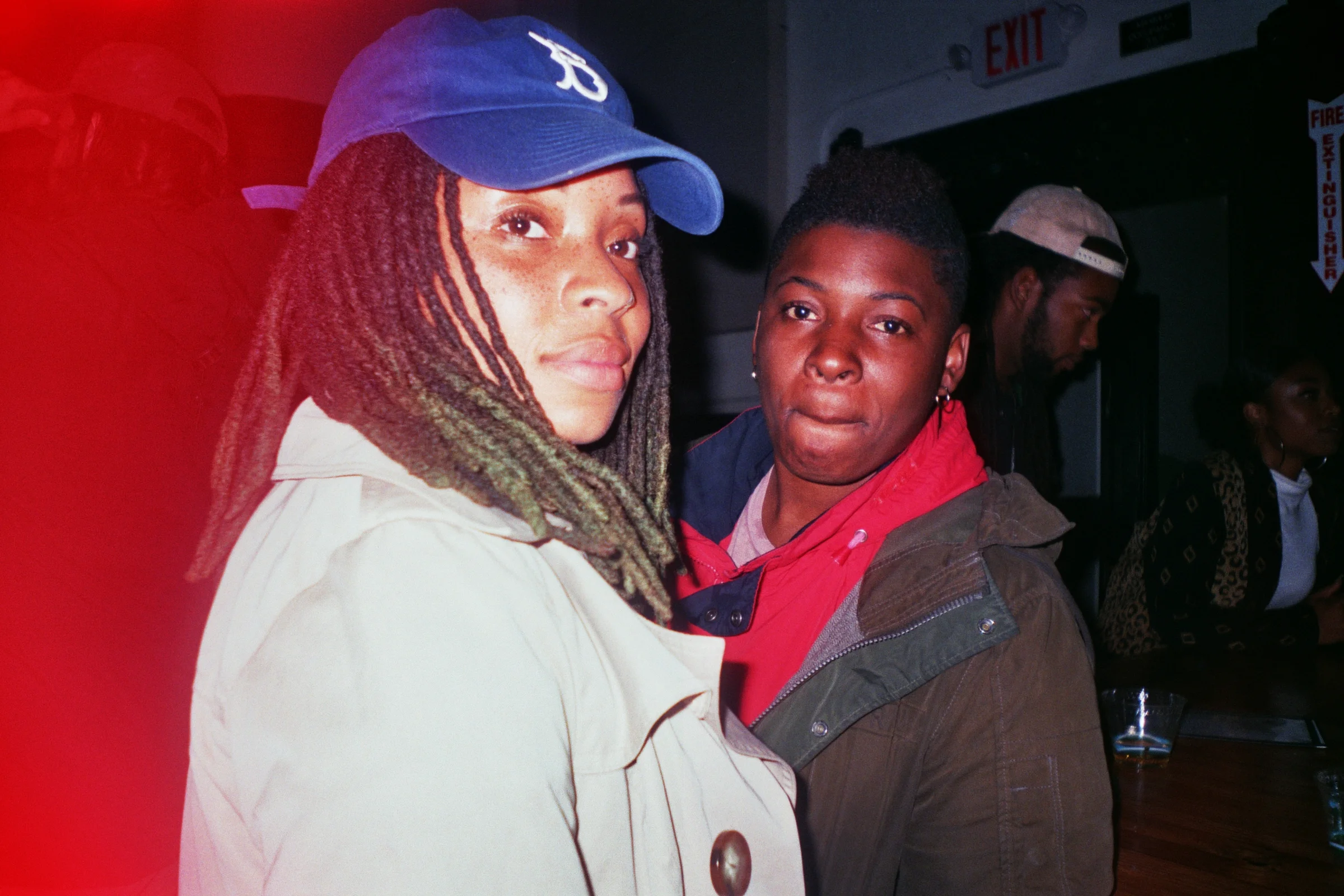 Candid of the lovely Vatana Shaw and Tiffany Gouché. 