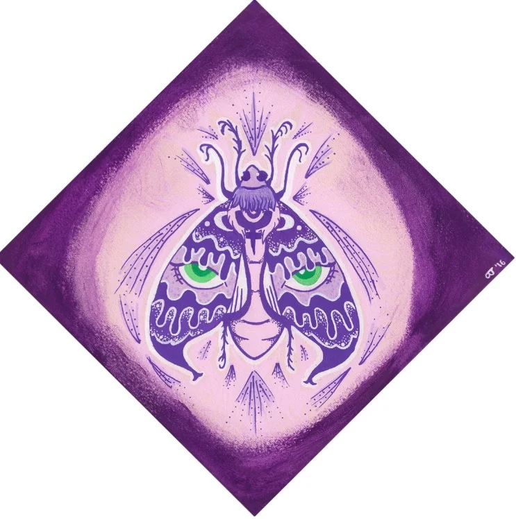 Plutonic Moth by Elizabeth Ashley Johnson