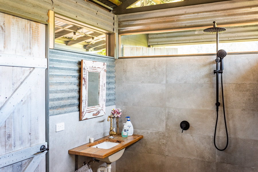 The Tent House - Gulaga: Shared amenities block bathroom.