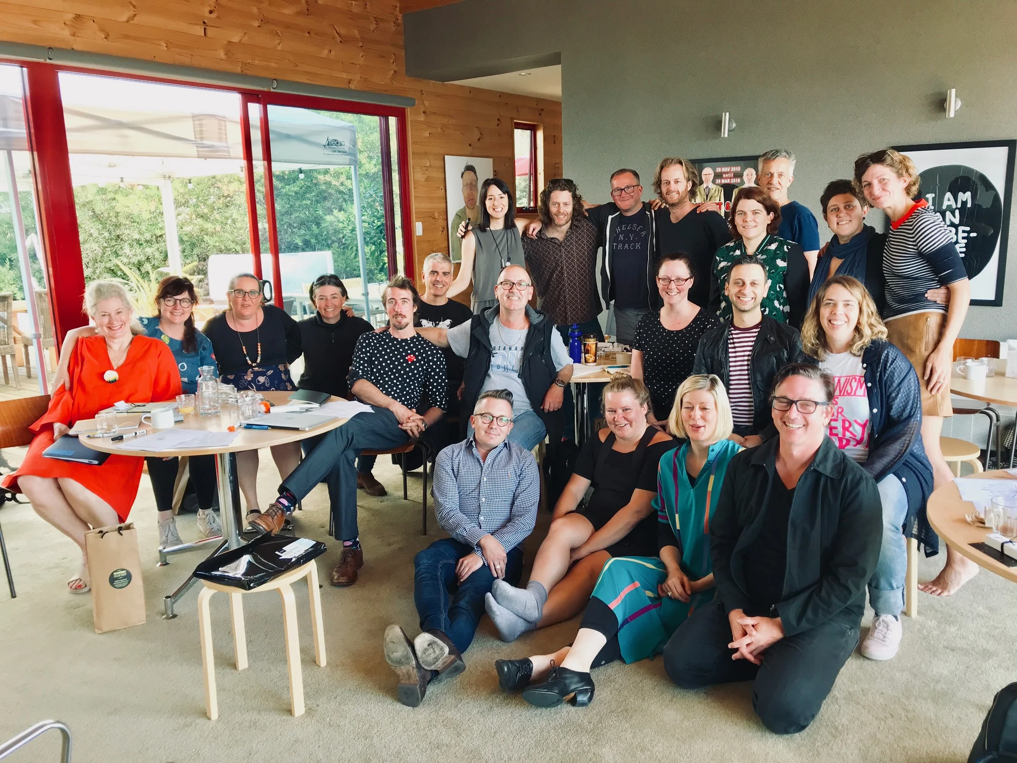 Arts Leaders Program participants in Hobart, January 2018