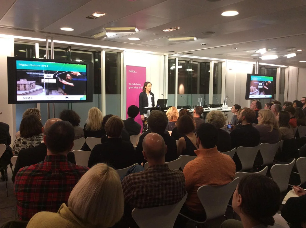 Presenting the findings of the Digital Culture Study at Nesta, London