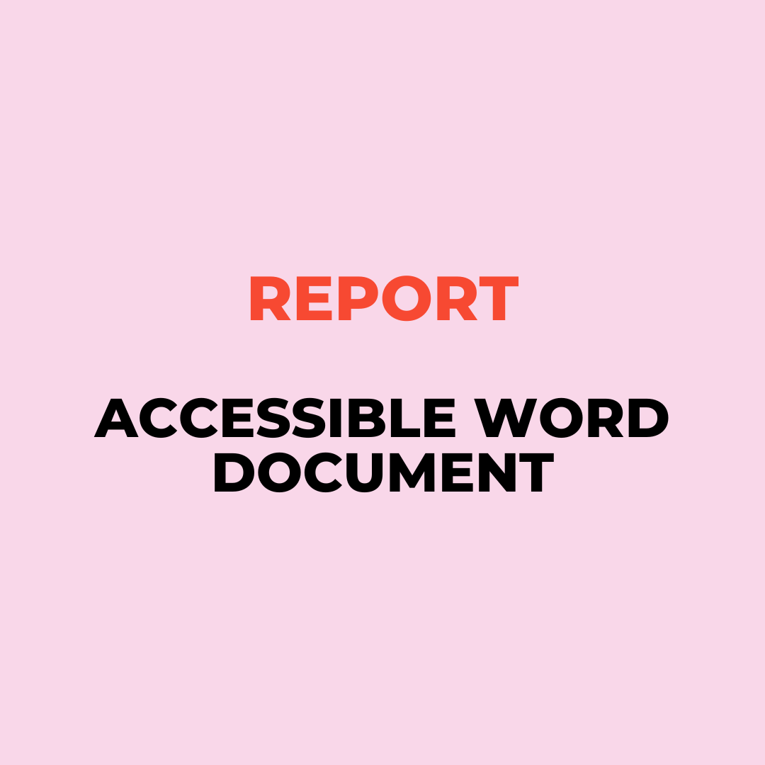 Accessible word document