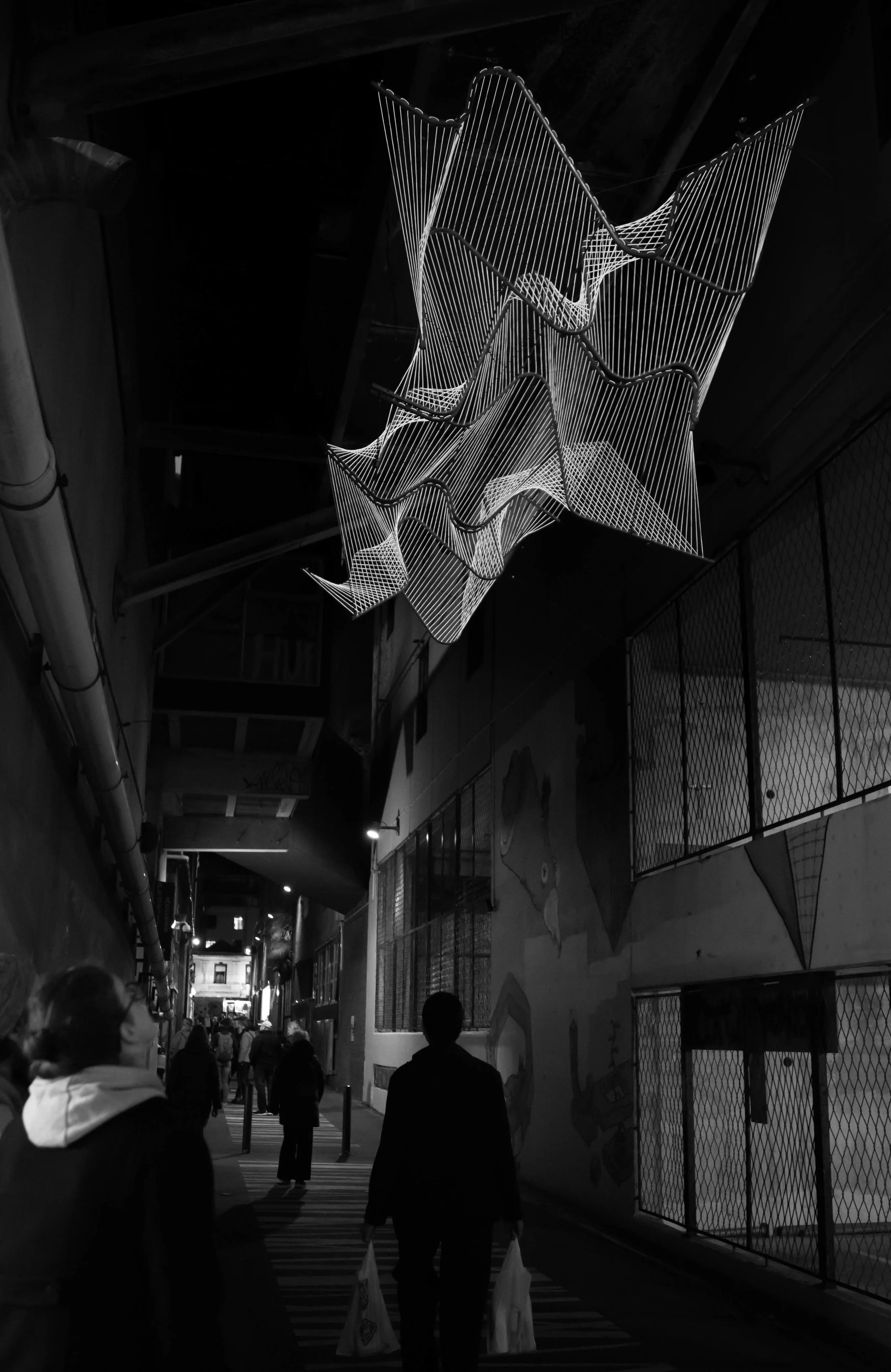 Installed in Opera House Lane, Wellington