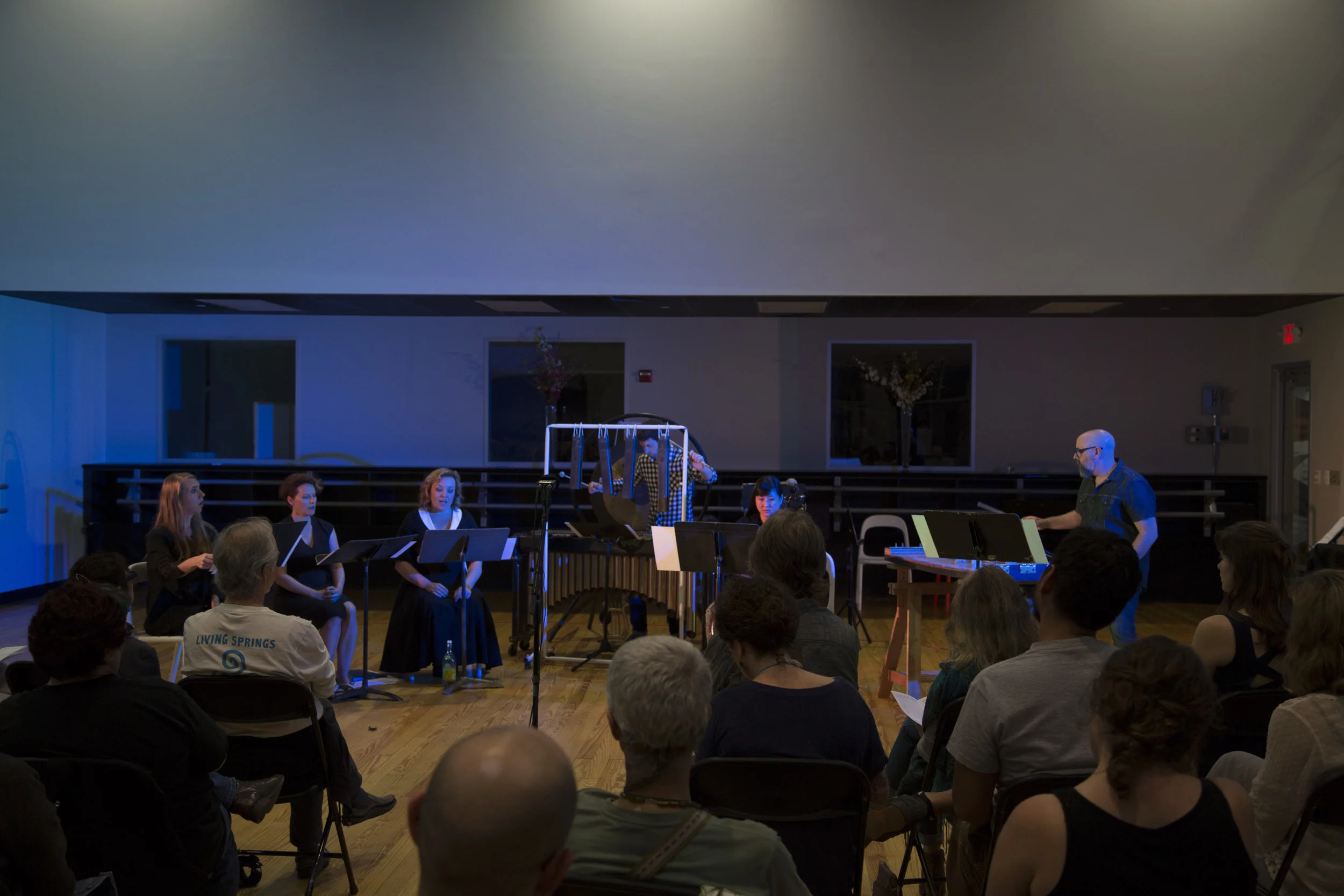Empty Boxes; 3 sopranos, cello, percussion and The Owl, 2016