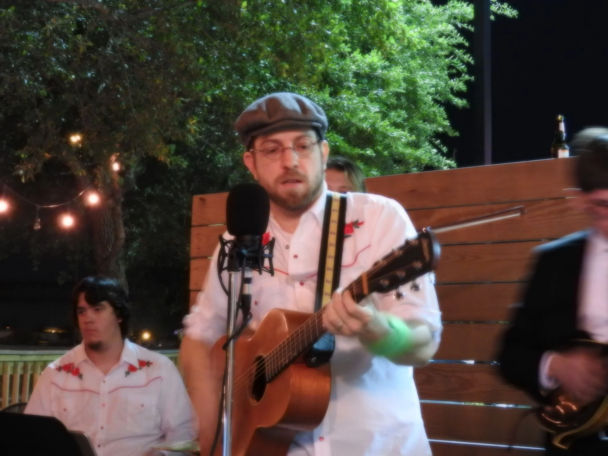 Dr. Garreth Broesche, performing with Cougar Roots @ the Nook