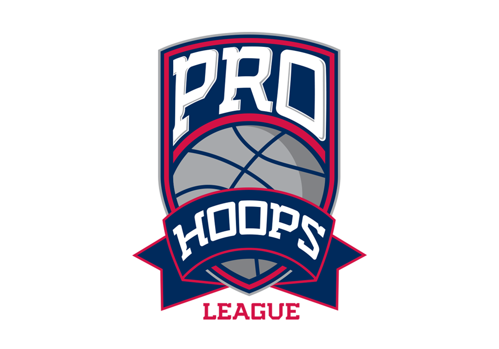 PRO Hoops League. Logo for PRO Sports Club's basketball league.