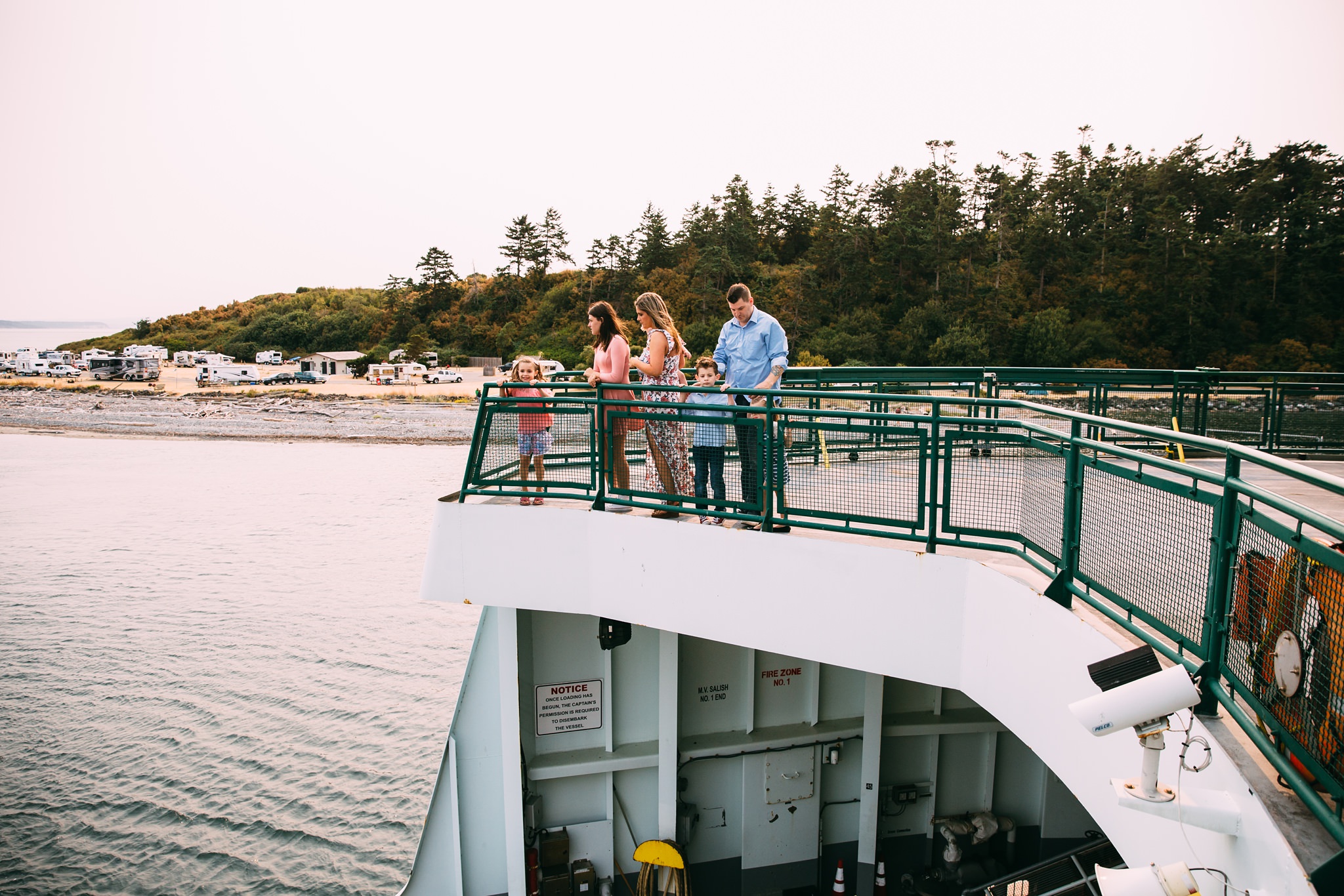 Family Session on the Ferry | Whidbey Island Photographer