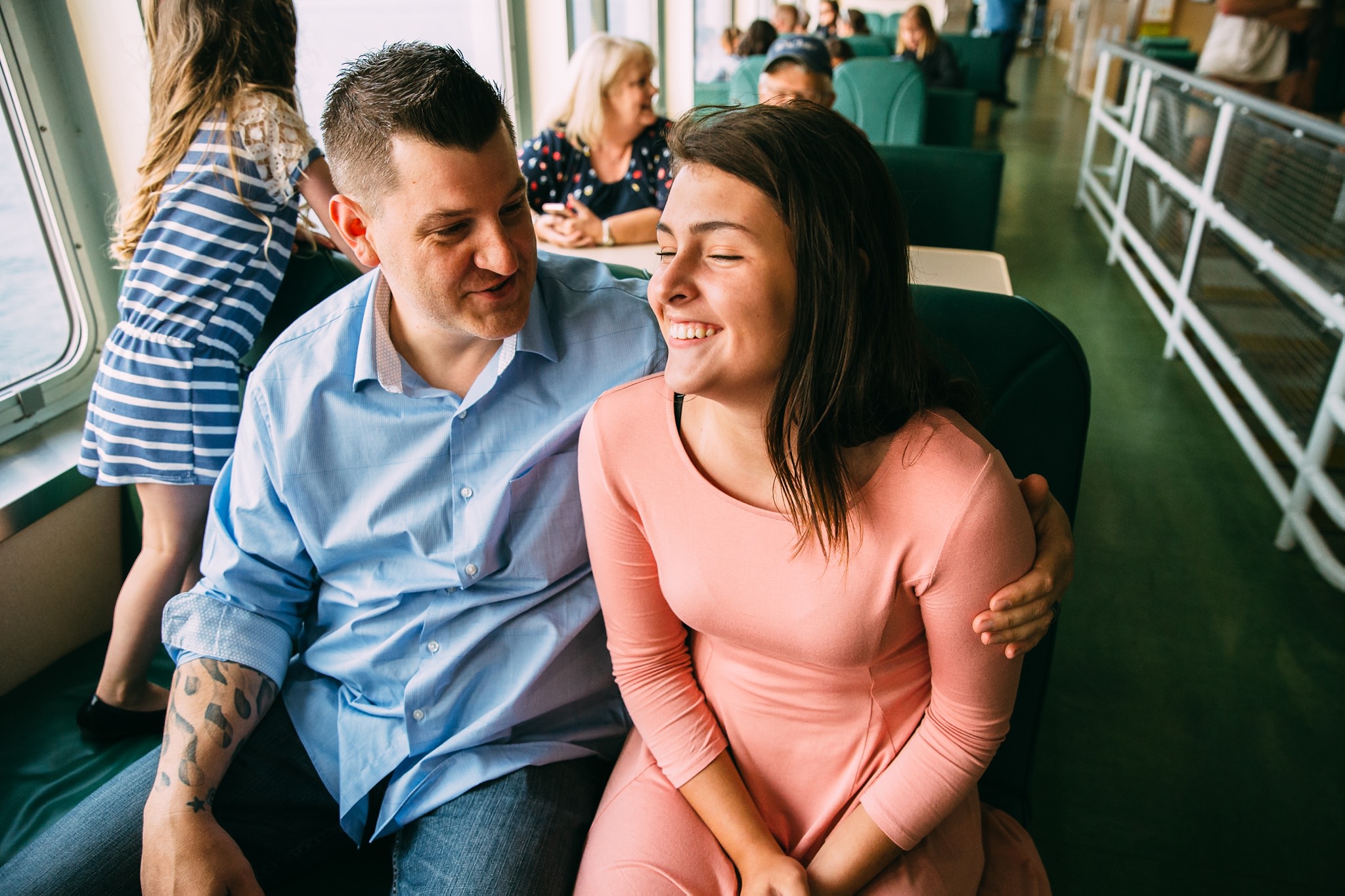 Family Session on the Ferry | Whidbey Island Photographer