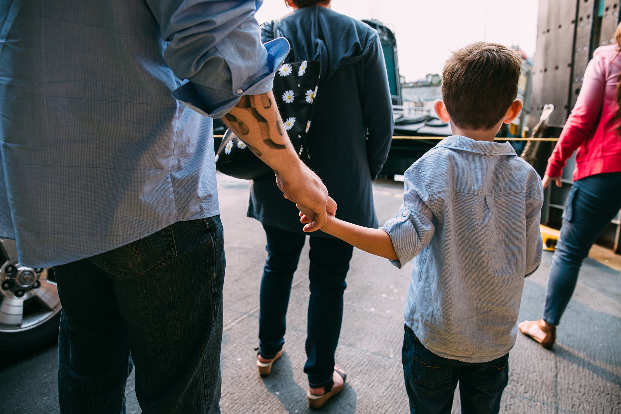 Family Session on the Ferry | Whidbey Island Photographer