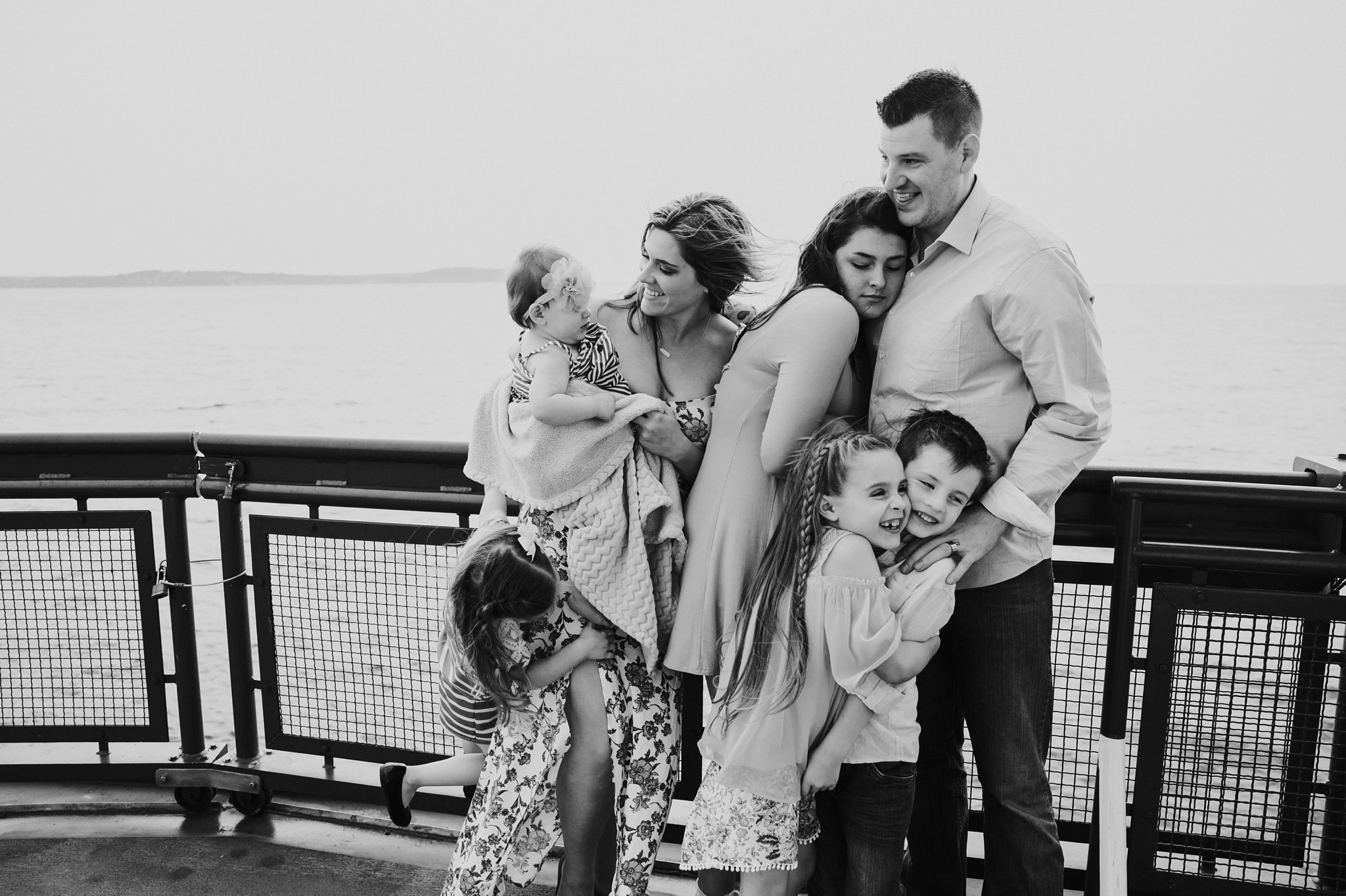 Family Session on the Ferry | Whidbey Island Photographer