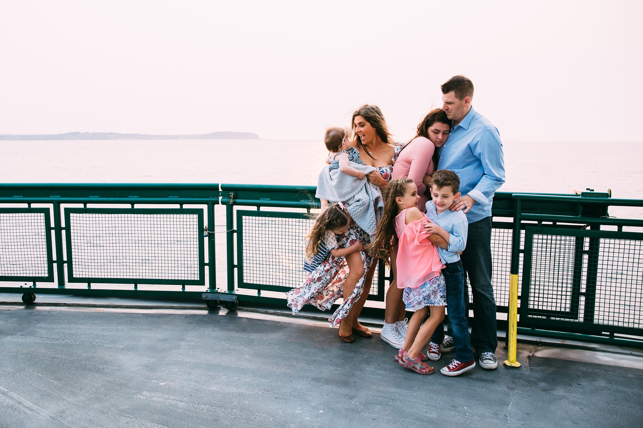 Family Session on the Ferry | Whidbey Island Photographer