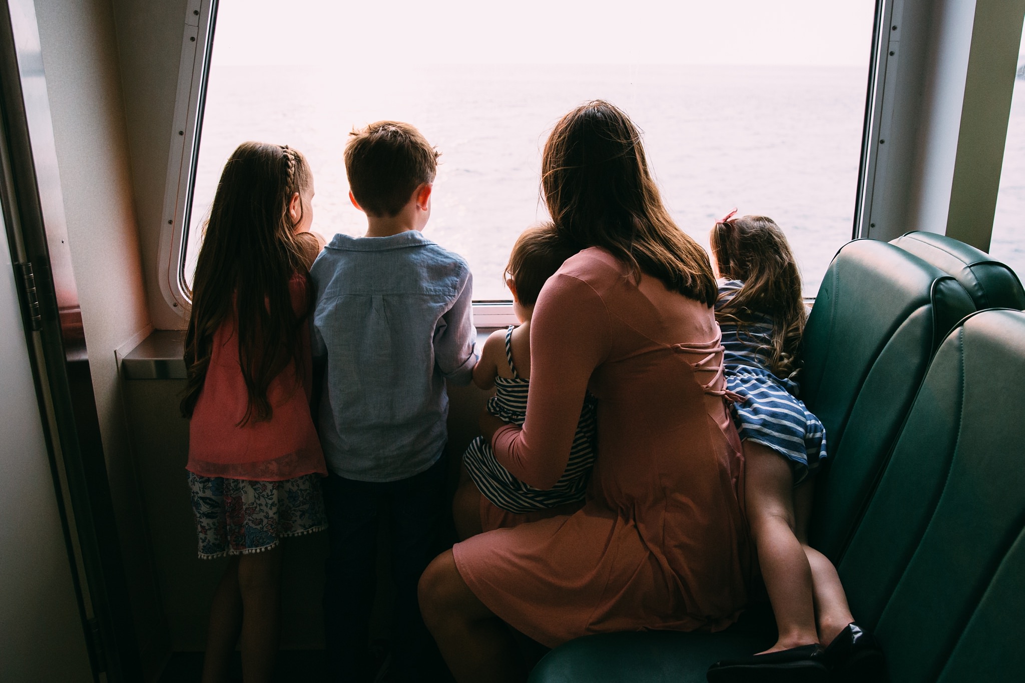 Family Session on the Ferry | Whidbey Island Photographer