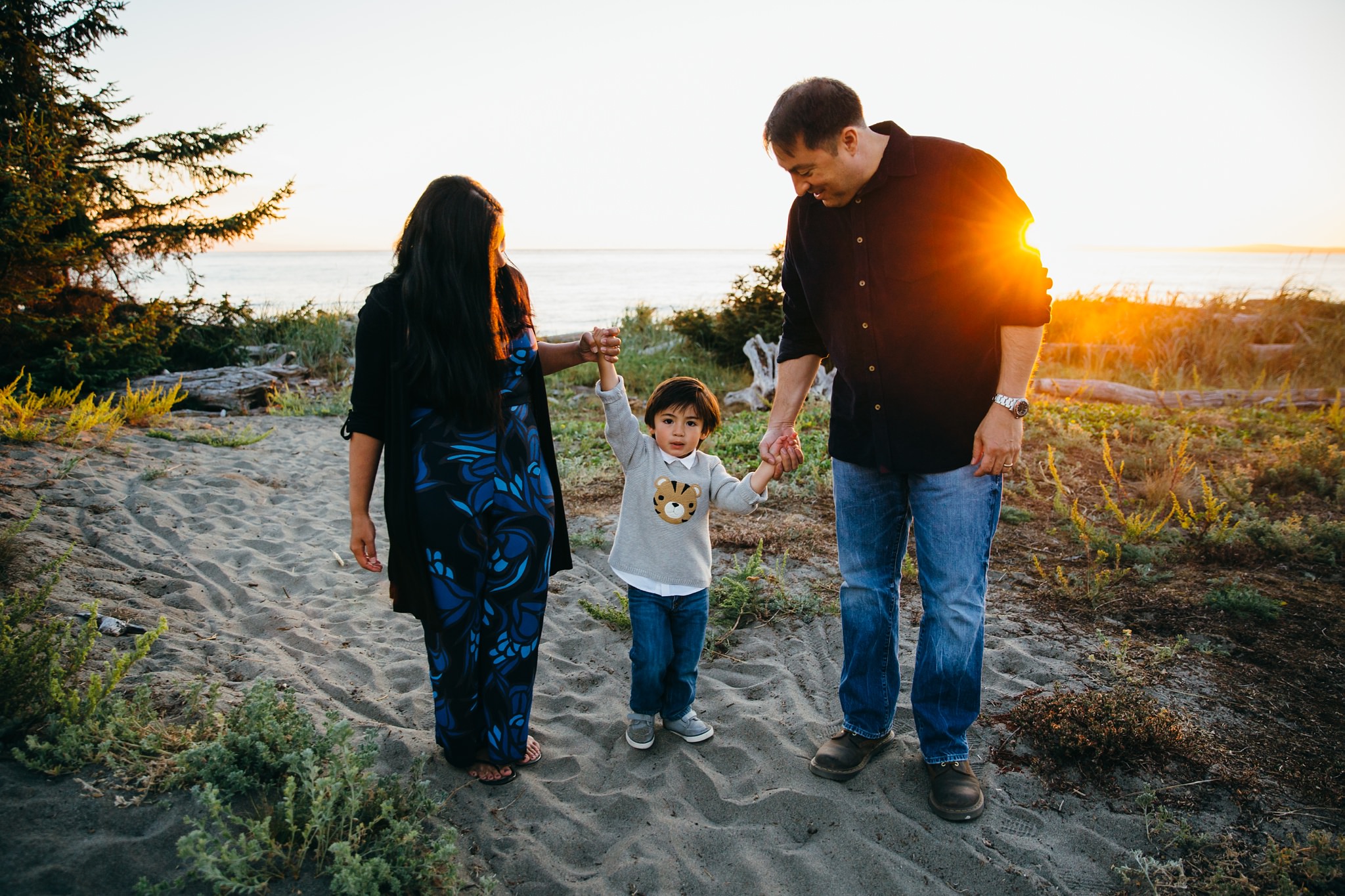 Deception Pass Sunset Family Pictures | Whidbey Island Photographer