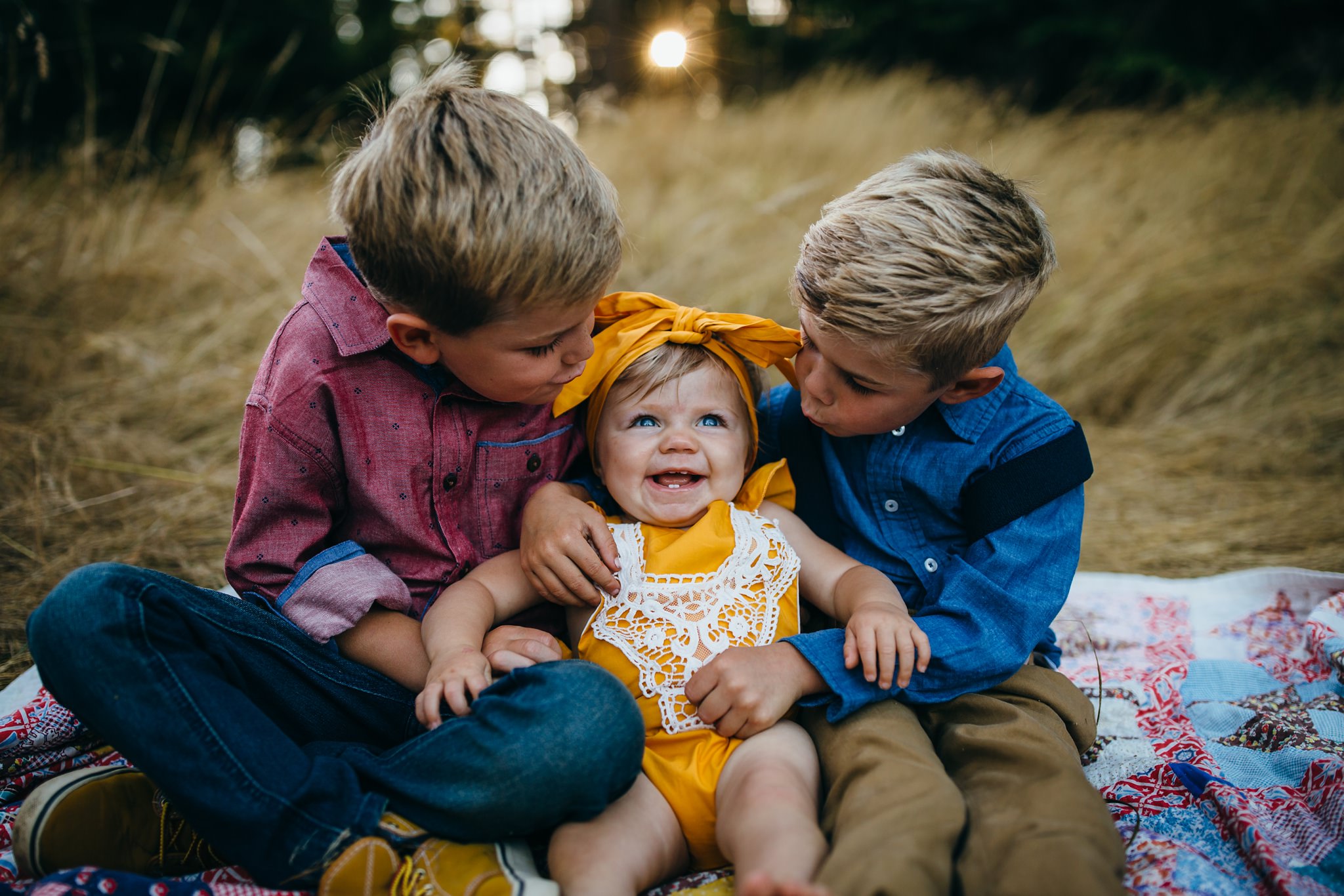 Sunset Family Pictures | Oak Harbor, WA Family Photographer