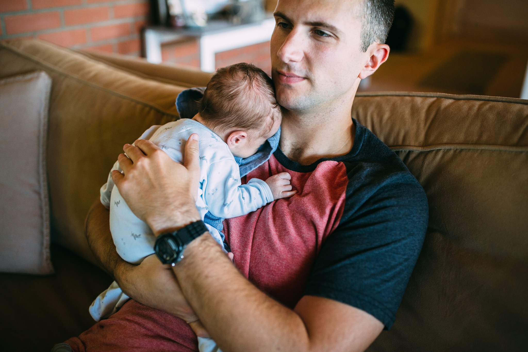 In-Home Newborn Lifestyle Session | Whidbey Island Family Photographer