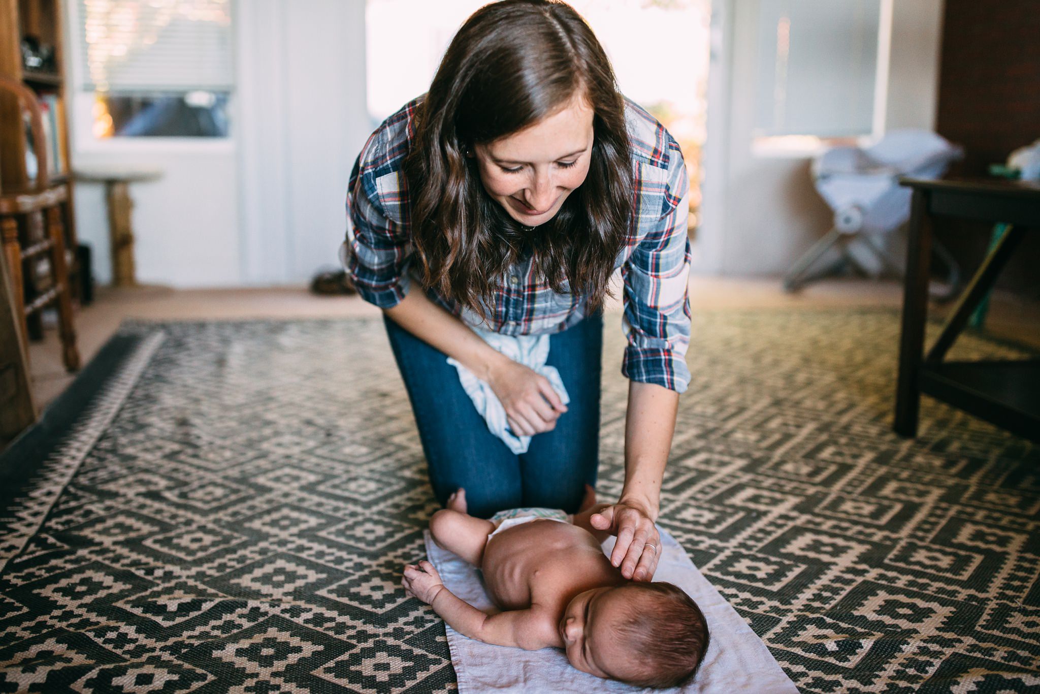 In-Home Newborn Lifestyle Session | Whidbey Island Family Photographer