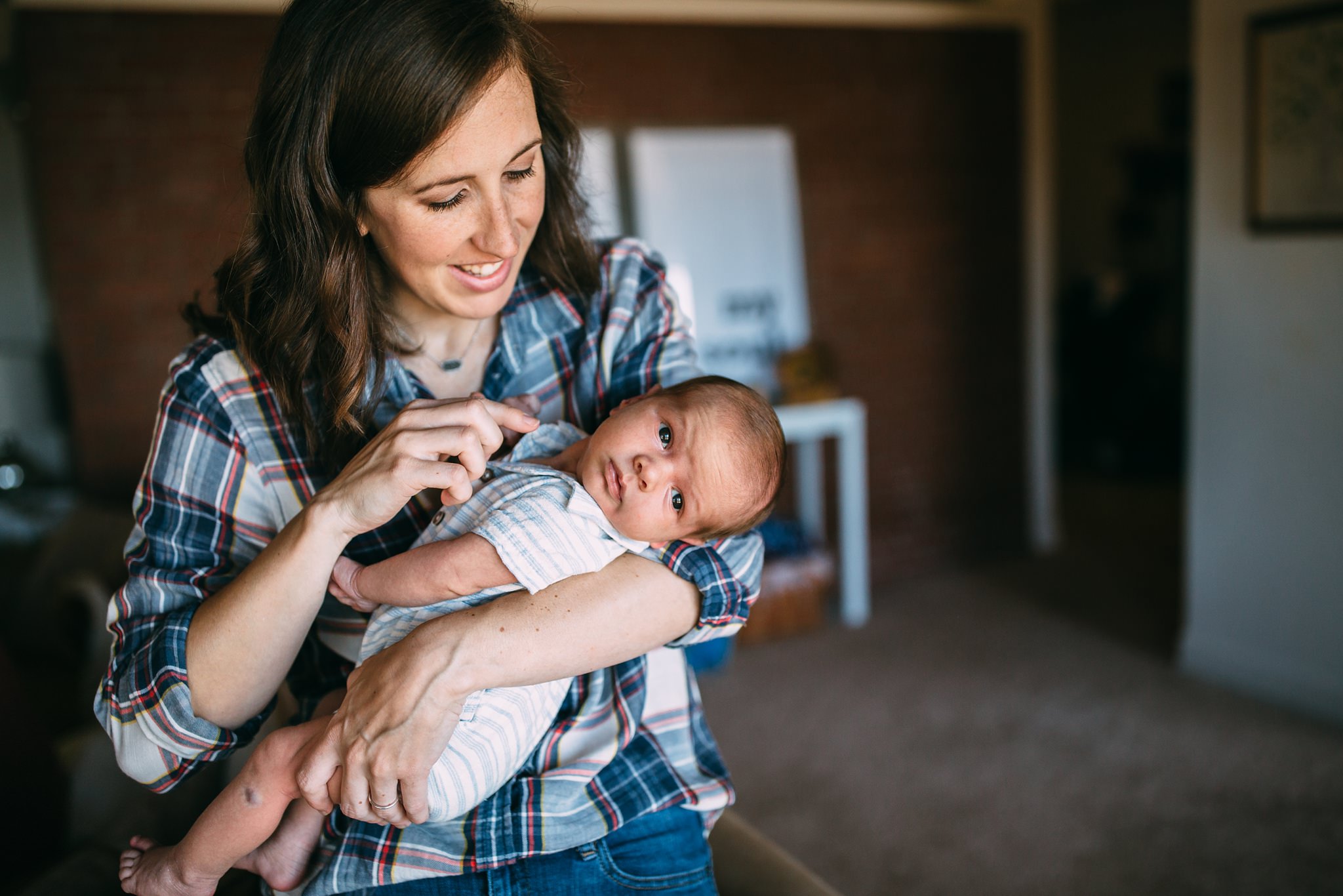 In-Home Newborn Lifestyle Session | Whidbey Island Family Photographer