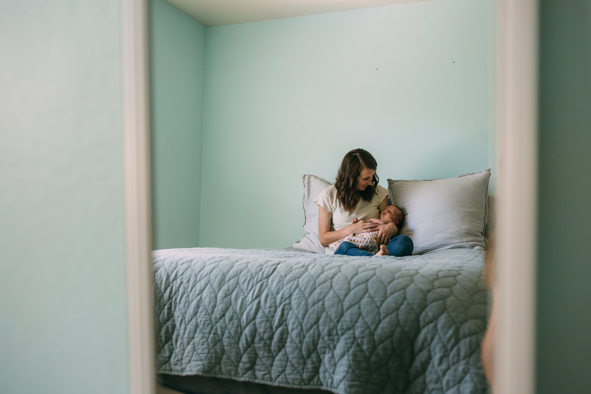 In-Home Newborn Lifestyle Session | Whidbey Island Family Photographer