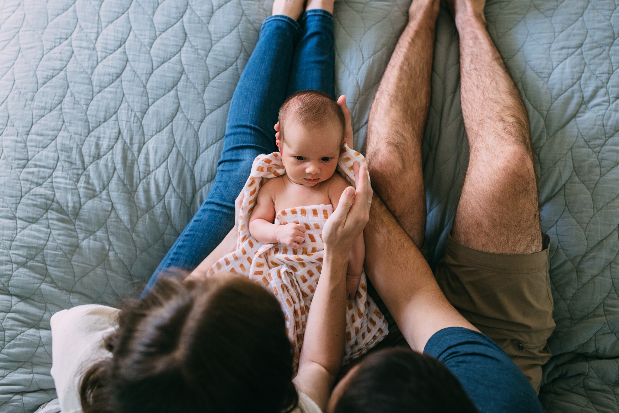 In-Home Newborn Lifestyle Session | Whidbey Island Family Photographer