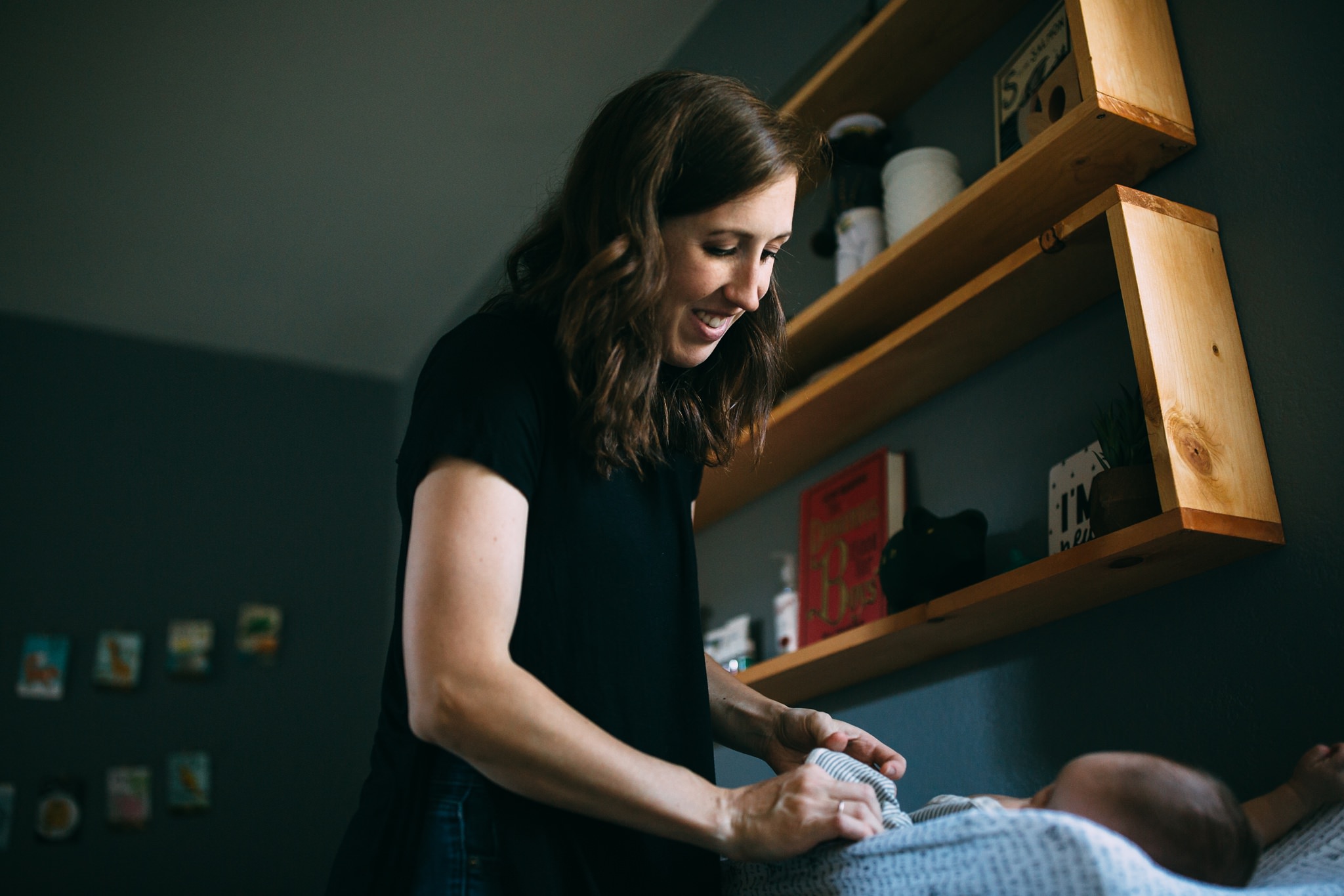 In-Home Newborn Lifestyle Session | Whidbey Island Family Photographer