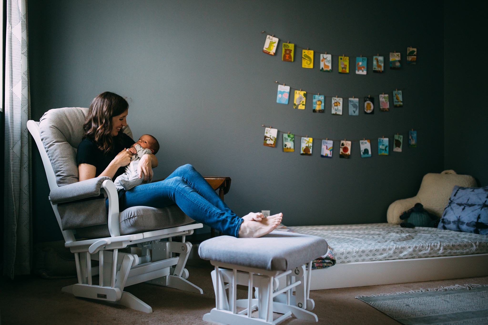 In-Home Newborn Lifestyle Session | Whidbey Island Family Photographer