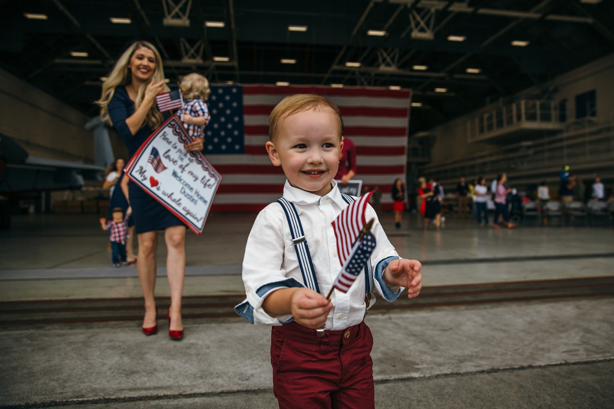 Military Family Homecoming | Whidbey Island Family Photographer