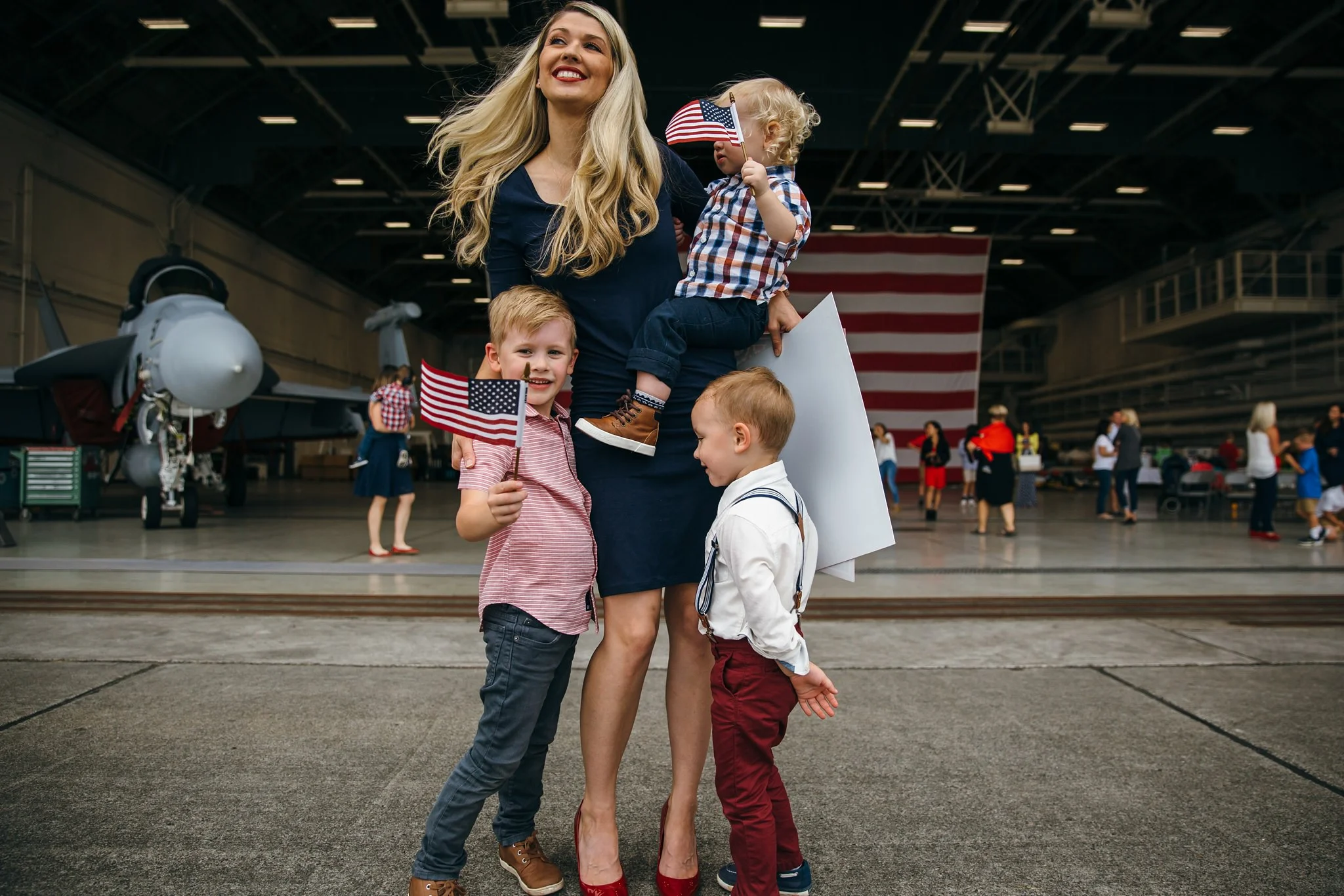 Military Family Homecoming | Whidbey Island Family Photographer