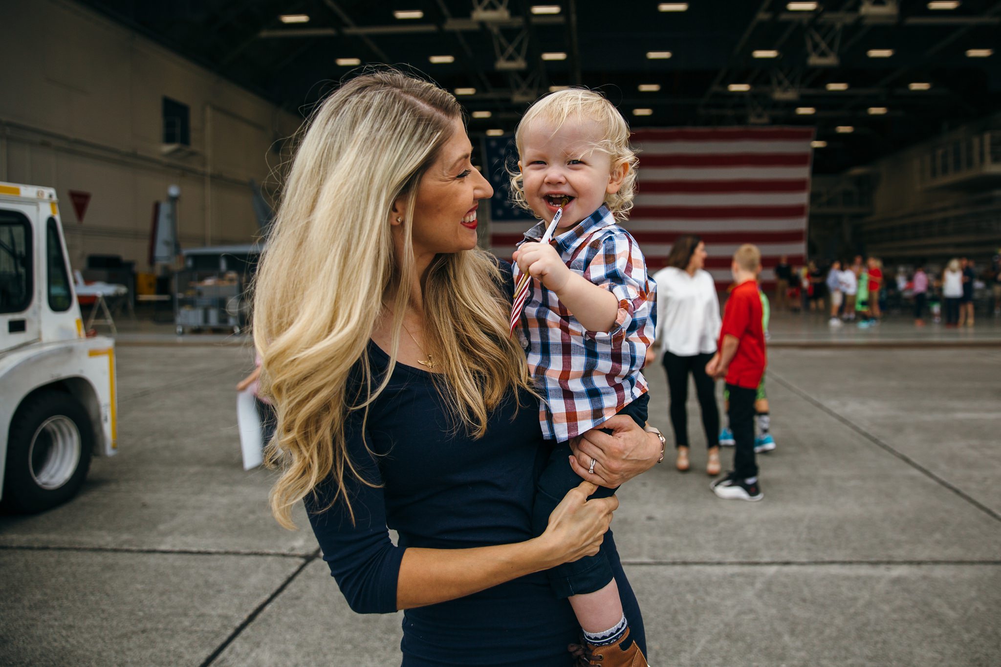 Military Family Homecoming | Whidbey Island Family Photographer