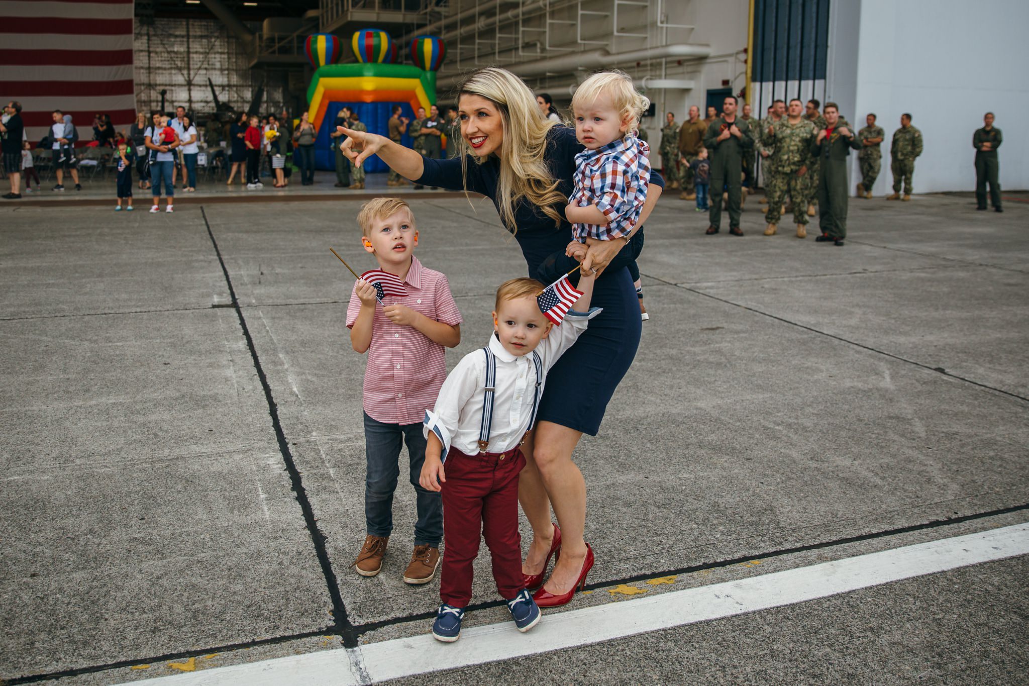 Military Family Homecoming | Whidbey Island Family Photographer