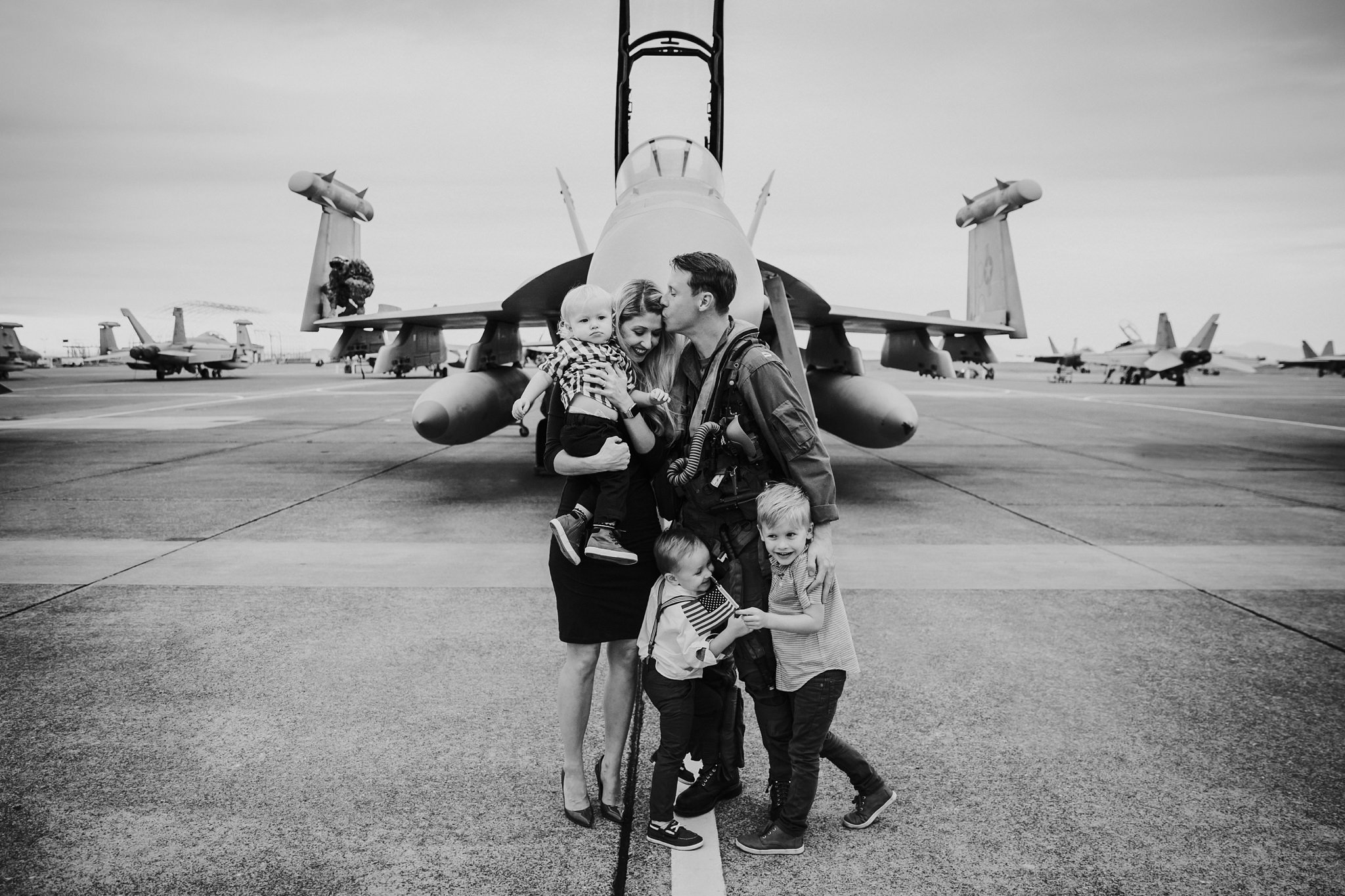 Military Family Homecoming | Whidbey Island Family Photographer