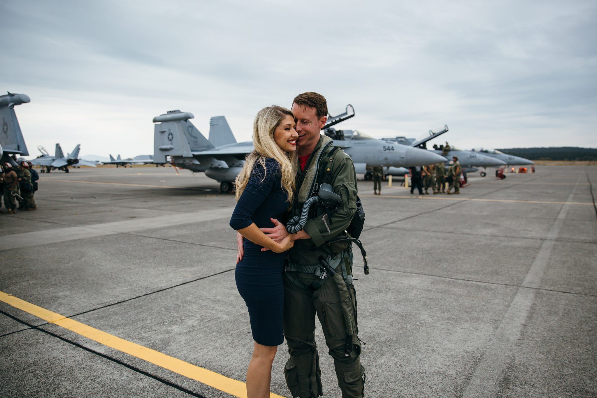 Military Family Homecoming | Whidbey Island Family Photographer