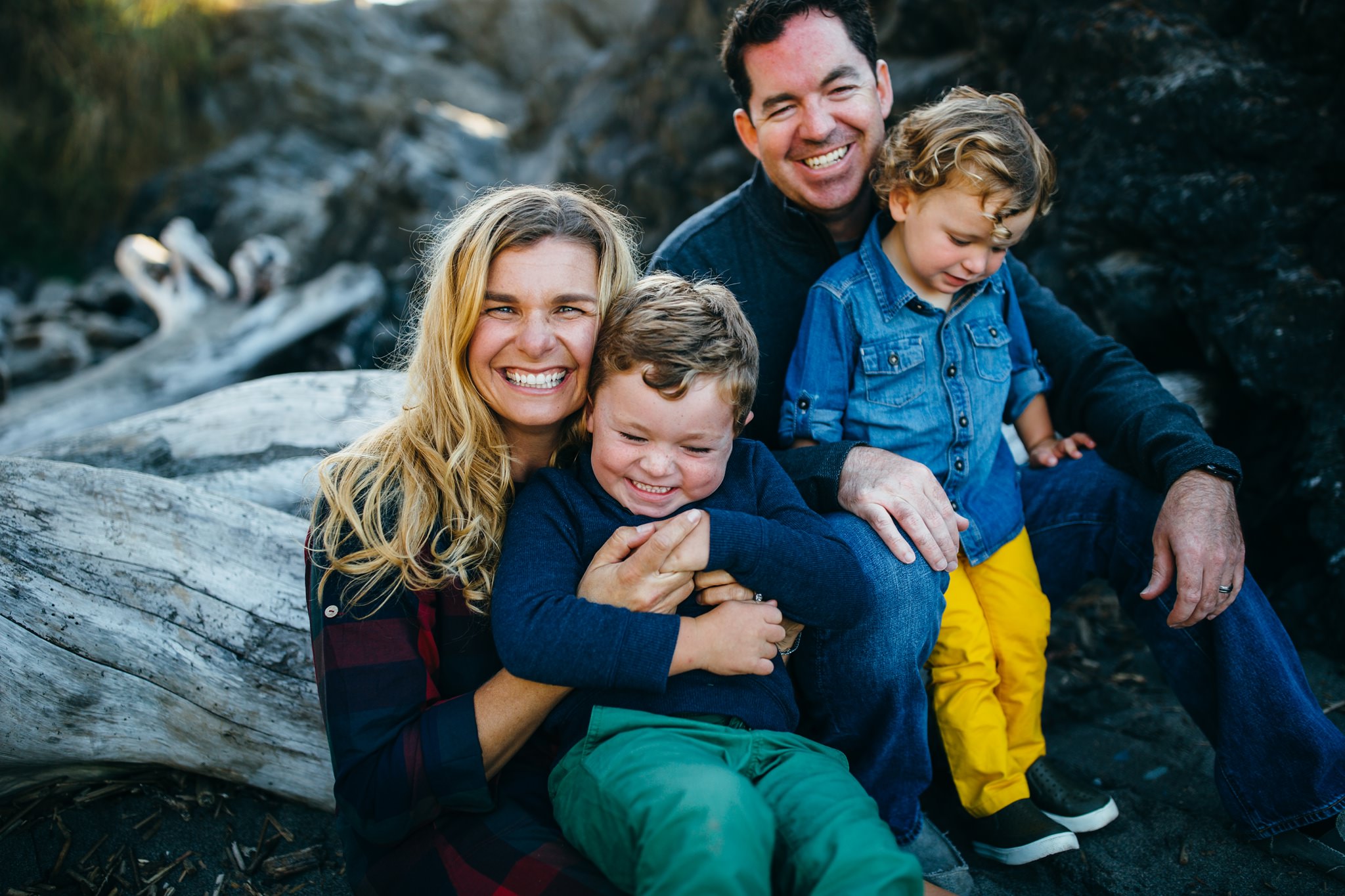 Fall Beach Family Pictures | Whidbey Island Photographer